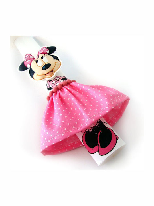 Lumânare roz Minnie