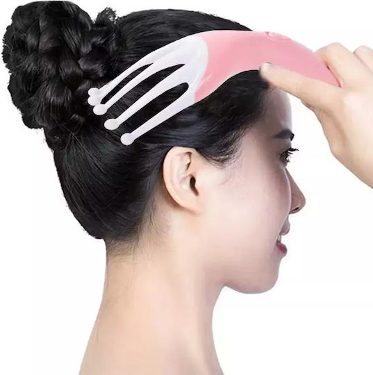 Kugel Massage für den Kopf mit Vibration Rosa