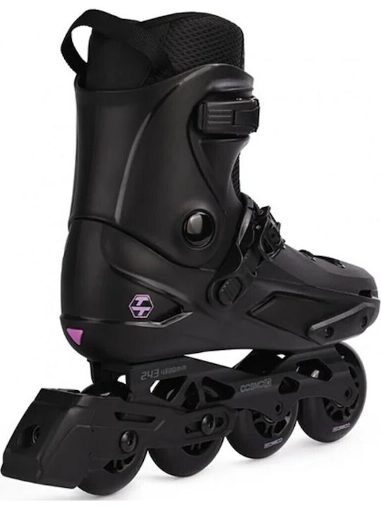 Micro Cosmo Id Adult/Kids Adjustable Inline Rollers Black