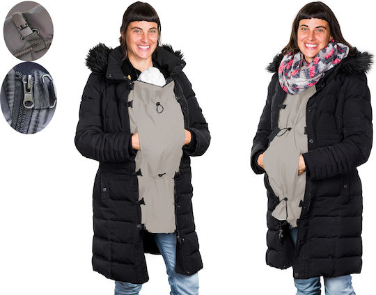 Beige Backpack Maternity Extension Cover