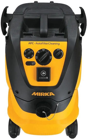 Mirka 1230 Прахосмукачка За Течности / Твърди 1200W с Пластмаса Контейнер 30лт
