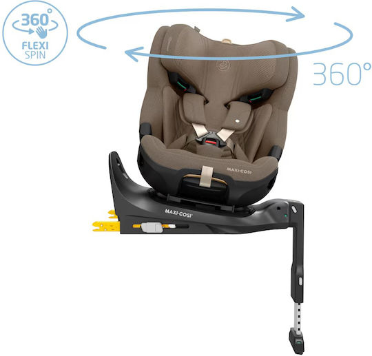 Maxi-Cosi Emerald 360 Pro Καθισματάκι Αυτοκινήτου i-Size με Isofix Authentic Truffle 0-36 kg