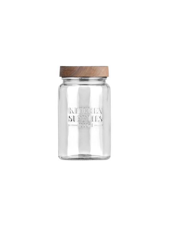 Estia ALLURE Vase General Use with Airtight Lid Glass Transparent 1000ml Estia ALLURE Vase General Use with Airtight Lid Glass Transparent 1000ml