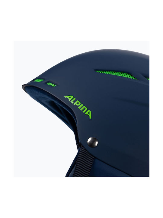 Alpina Biom Κράνος για Σκι & Snowboard σε Μπλε Χρώμα