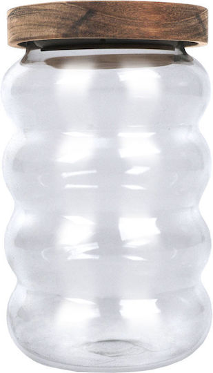 Estia ALLURE Vase General Use with Airtight Lid Glass Transparent 700ml Estia ALLURE Vase General Use with Airtight Lid Glass Transparent 700ml