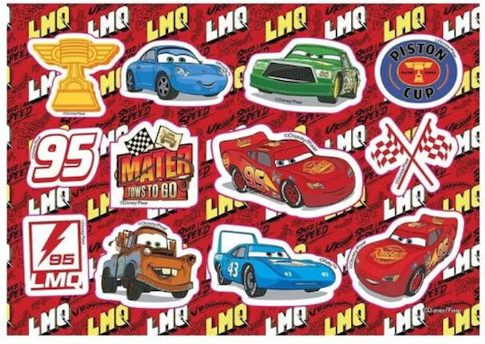 Drawing Pad 40 Sheets Cars 23*33cm + Stickers + Stencil + 2 Coloring Pages Diakakis 564987
