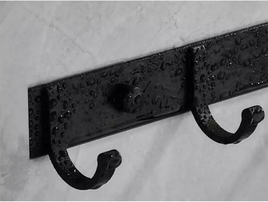 5 Metallische Wandhalterungen 5 Haken 8.2x2x3cm 5 Metallische Wandhalterungen 5 Haken 8.2x2x3cm