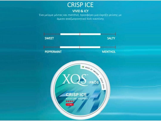 XQS Fros Săculeți Pungi de Nicotină Puternic 7.7mg cu Aromă Gheață crocantă 20
