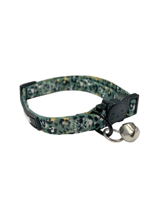 Madpet Περιλαίμιο Γάτας Πράσινο Cheetah 1.0x19-32cm