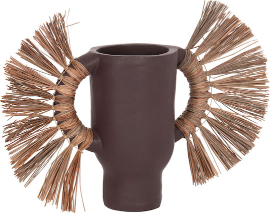 HomeMarkt Decorative Vase Alica Brown 55x19x34cm