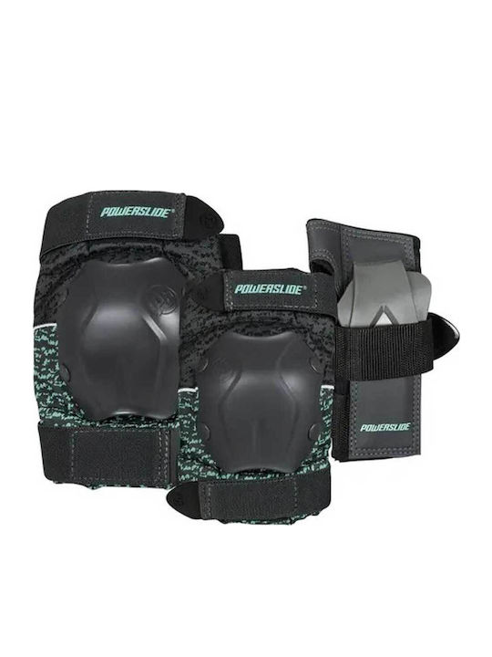 Powerslide Standard Σετ Προστατευτικών για Rollers Μαύρο