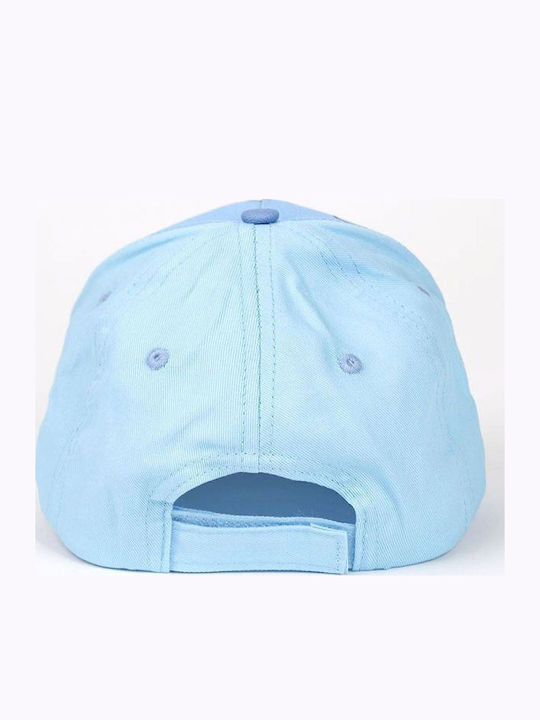 Cerda Kids' Hat Jockey Fabric Stitch Light Blue