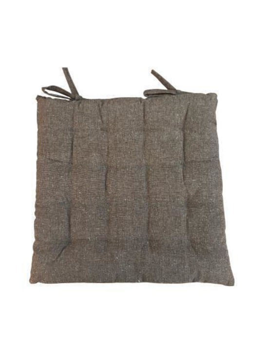 Linea Home Garden Chair Cushion Chocolate 40x40cm