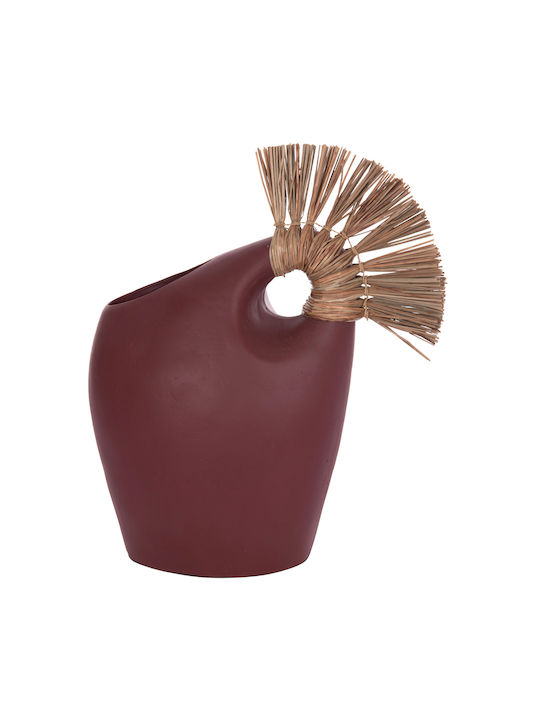 HomeMarkt Decorative Number Alica2 made of Ceramic Material 44x18x50cm 1pcs