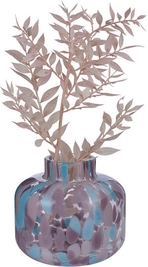 Butlers Glass Vase Confetti Purple 10x10xHcm
