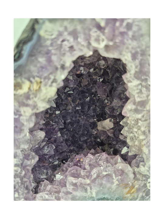 Raw Amethyst Cave Tabletop Decorative Semi-Precious Stone