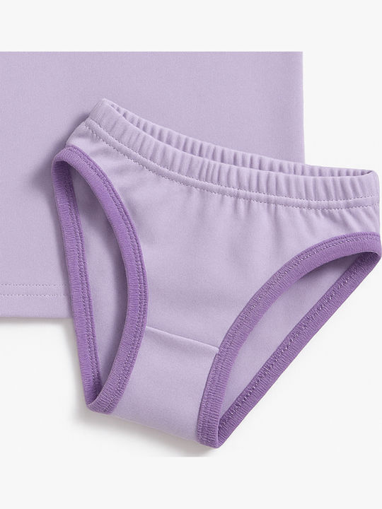 Beboulino Kids' Set Brief with Undershirt Lilac 2pcs
