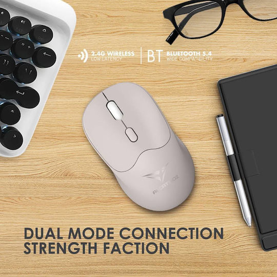 Alcatroz Airmouse Duo 6R Ασύρματο Bluetooth Ποντίκι Slate