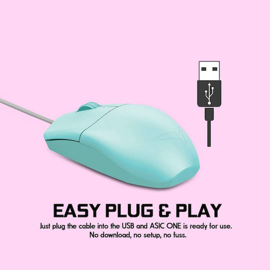 Alcatroz Asic One Wired Mouse White