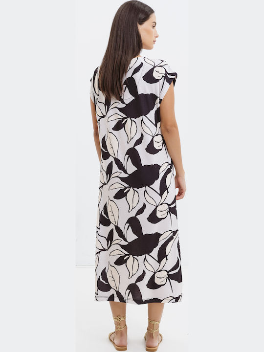Summer Midi Dress Beige