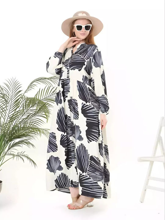 Summer Maxi Shirt Dress Beige