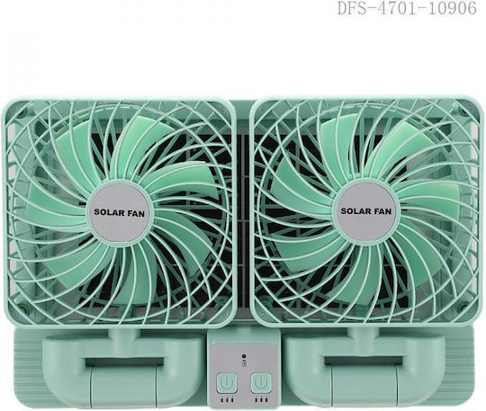 Portable Fan System Solar Panel Car OEM 999 – Green