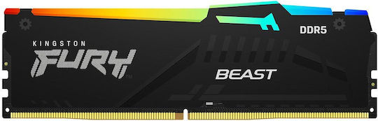 Kingston FURY Beast DDR5 64GB RAM με 2x32GB Modules και Ταχύτητα 5200 για Desktop