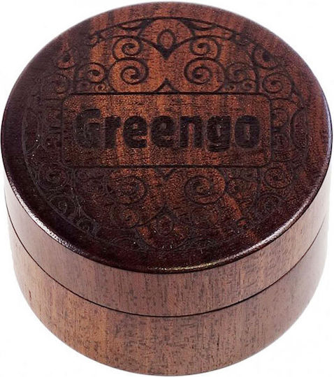 Greengo Grinder din Lemn 57mm 2 Părți
