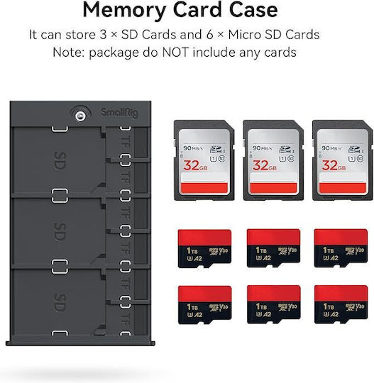 SmallRig Husă Rigidă 6 Locuri Pentru SD / microSD