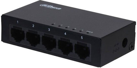 Dahua PFS3005-5GT-V2 Unmanaged L2 Switch with 5 Gigabit (1Gbps) Ethernet Ports