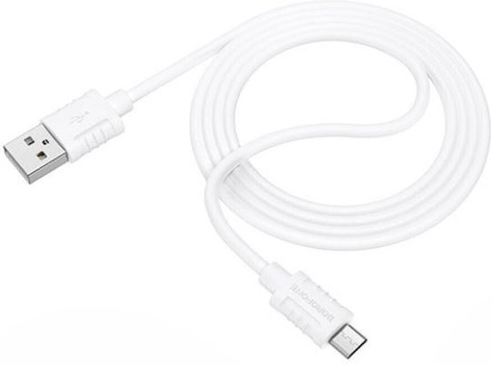 Borofone BX52 Regular USB 2.0 spre micro USB Cablu Roșu 1m 1buc