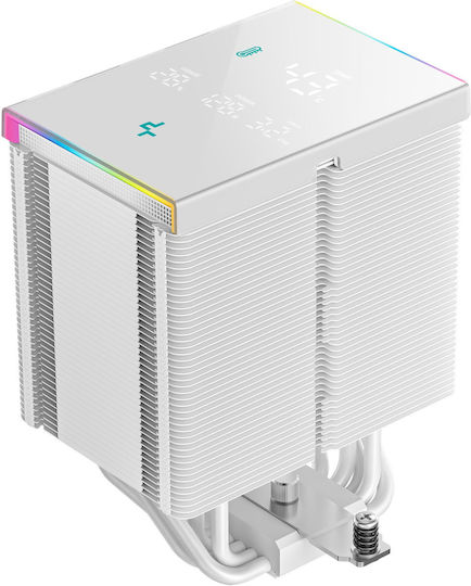 Deepcool AK500 Digital Pro Ψύκτρα Επεξεργαστή για Socket AM4/AM5/1200/115x/1700 Λευκή