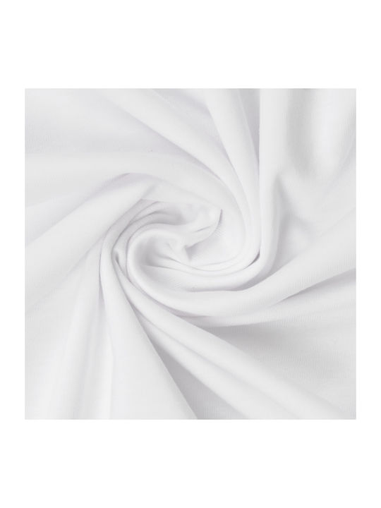Matex Cearșaf Single cu Elastic 90x200+30cm. Alb