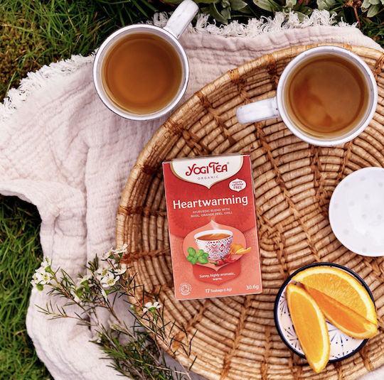 Yogi Tea Heartwarming Amestec de ierburi Produs organic 17 Pungi 520.2gr