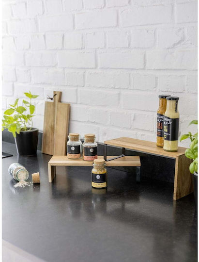 Wenko Wooden Tabletop Base 36cm Brown