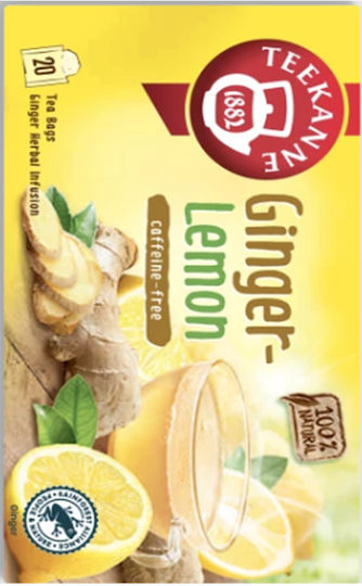 Teekane Ginger Lemon Herbs Blend Organic Product 36gr