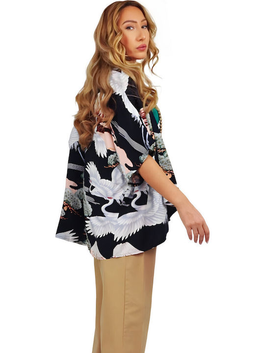 Kalimera Clothing Athens Кимоно За Плаж Син