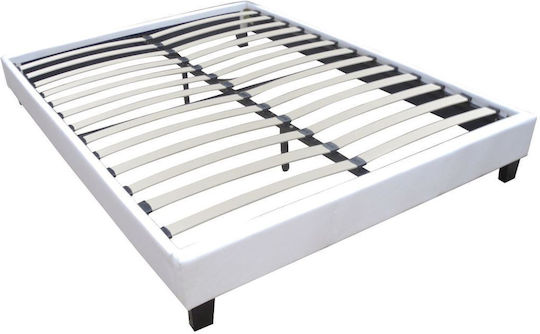 Wilton Pat Single Pentru Saltea 90x200cm Alb