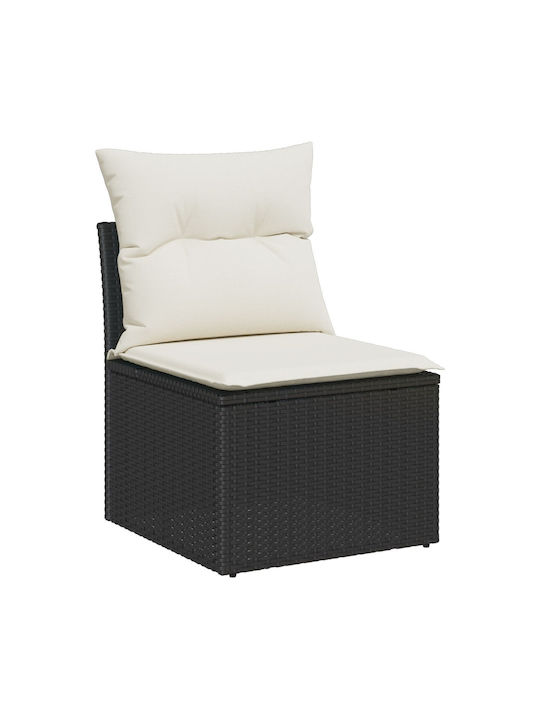 Tree-Seater Sofa Outdoor Rattan with Pillows 55x62x69cm