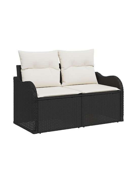 Tree-Seater Sofa Outdoor Rattan with Pillows 55x62x69cm