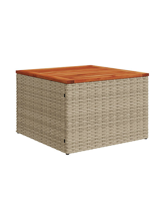 Zweisitziges Sofa Außenbereich Rattan mit Kissen 55x55x37cm