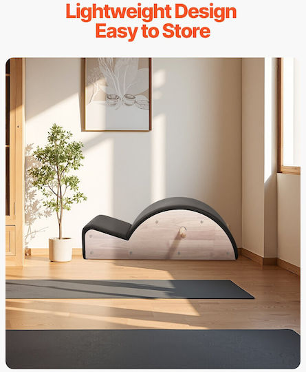Vevor Pilates Διορθωτής Σπονδυλικής Στήλης Arc Fitness Αξεσουάρ Ασκήσεων Σπονδυλικής Στήλης Καουτσούκ Ξύλο
