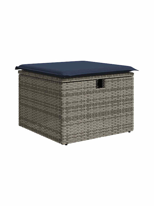 Ecksofa Außenbereich Rattan mit Kissen 55x55cm