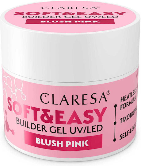 Claresa Soft & Easy Гел за изграждане 45 г Розов руж