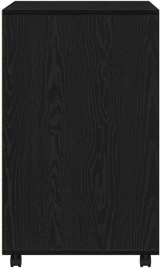 Μπουφές Blue, Black Oak 60x48x81cm