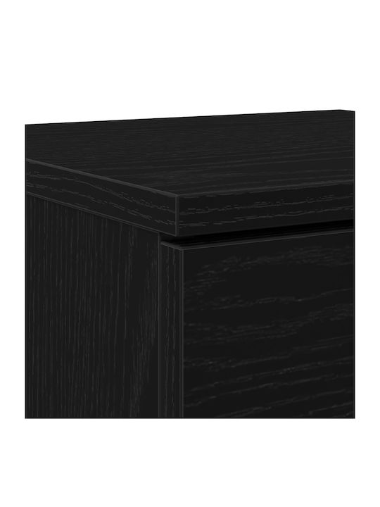 Bufet din Lemn Black Oak 30x30x70cm