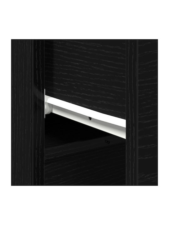 Bufet din Lemn Black Oak 30x30x70cm