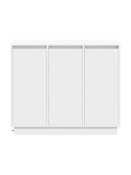 Bufet cu Sertare Alb 90x32x75cm