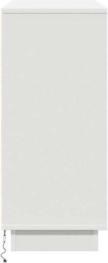 Bufet din Lemn Alb 90x32x75cm