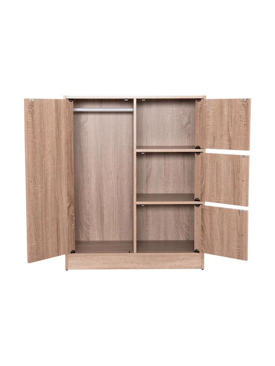 Sideboard Matin Wooden Sonama Oak 80x39.5x99.5cm